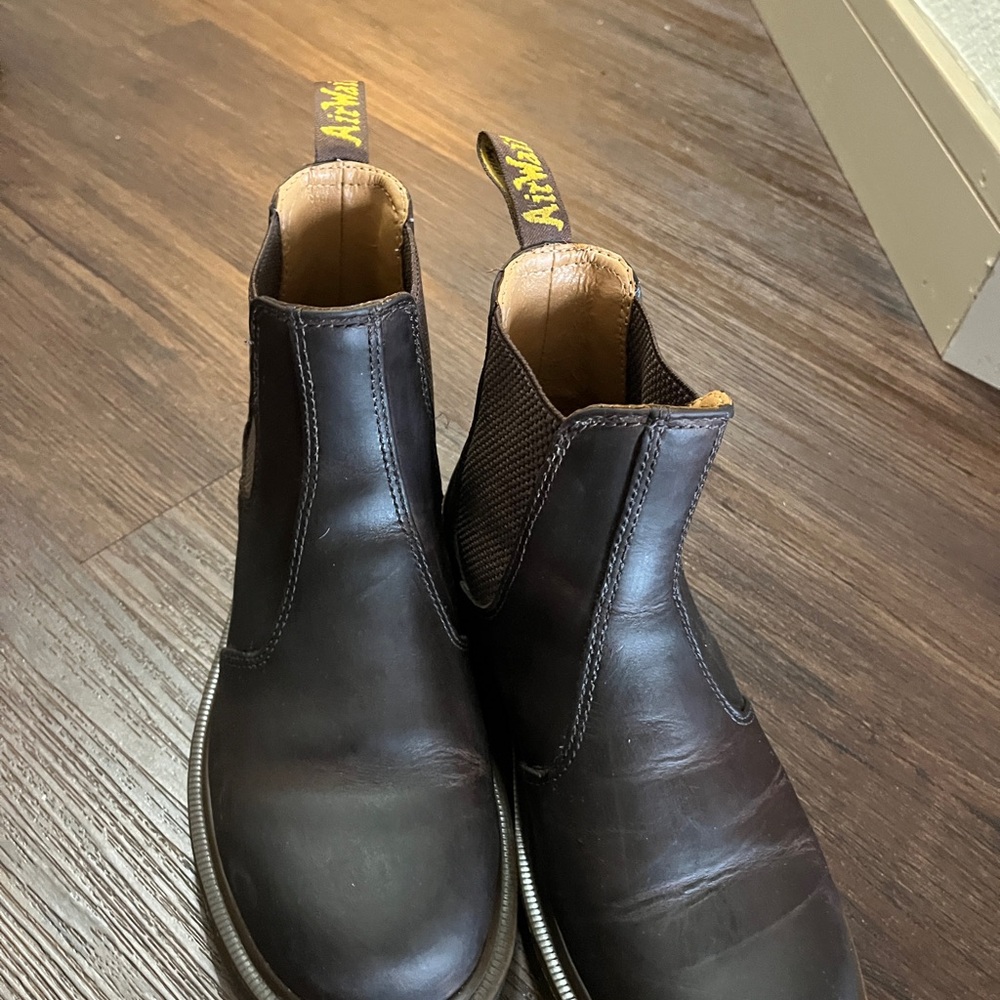 Dr. Martens Dark Brown Leather Boots